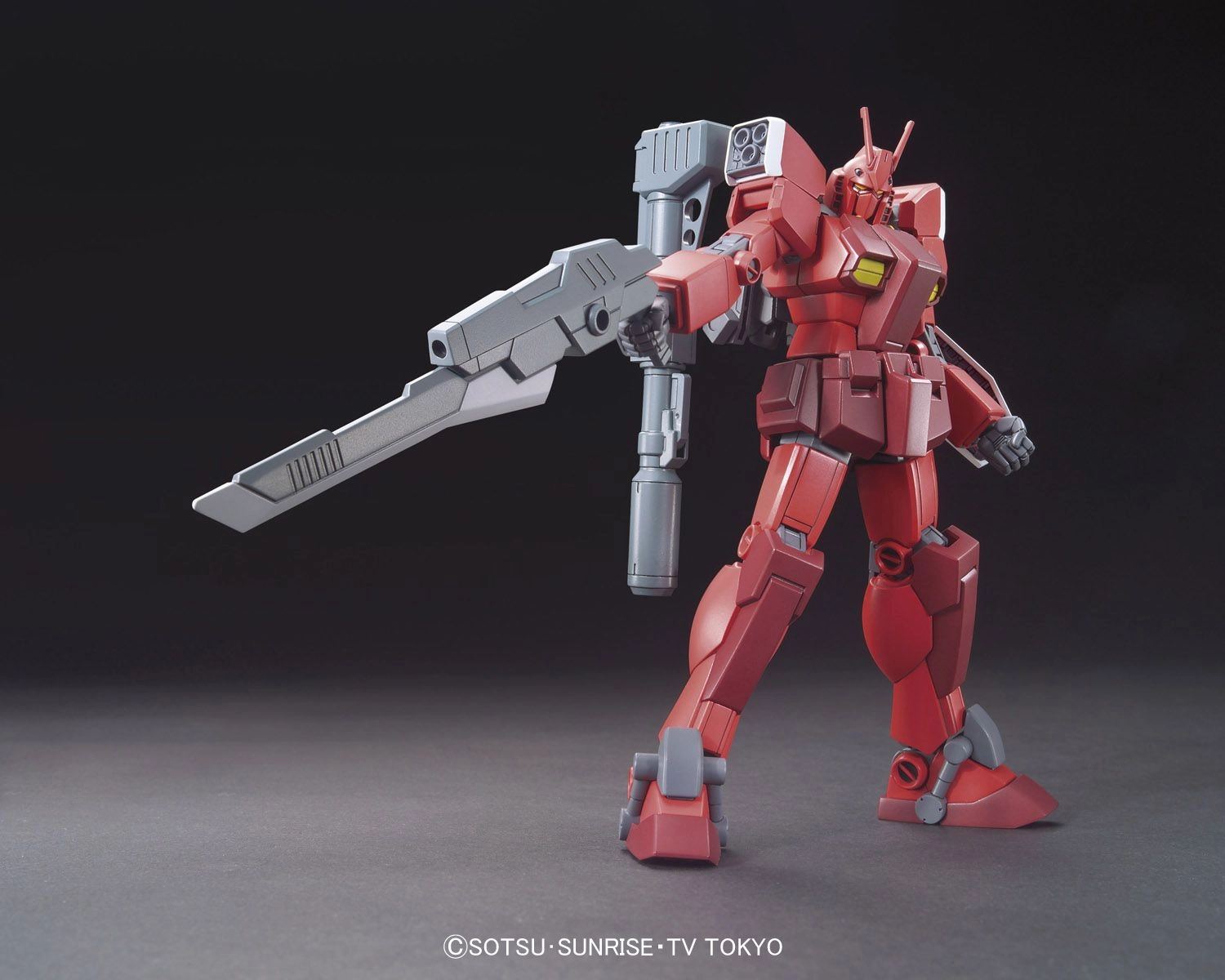 Sitting Figure Gundam 1/144 HGBF #026 PF-78-3A Gundam Amazing Red Warrior Model Kit