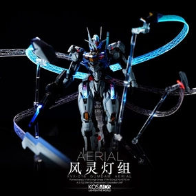 KOSMOS Gundam 1/100 Full Mechanics Gundam Aerial LED Matrix Set Alternate Costume PVC Model