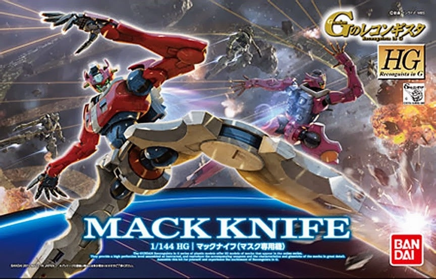 Miniature Art Viral Sensation Gundam 1/144 HG Reconguista G #10 Mack Knife Mask Use Model Kit