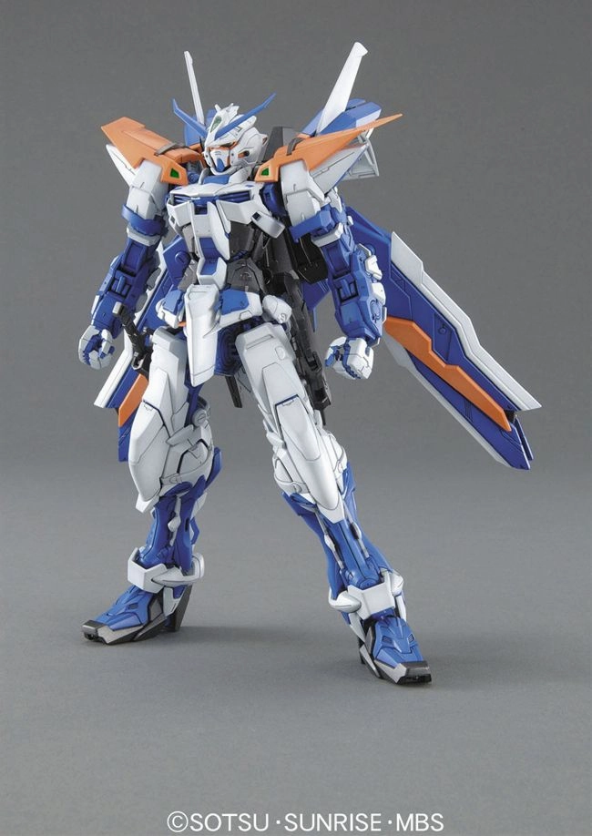Gundam 1/100 MG Seed VS Astray MBF-P03 Gundam Astray Blue Frame Second Revise Model Kit Art Hero Therapeutic Hobby