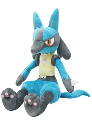 Rainbow Colors "Pokemon" Allstar Collection Plush PP52 Lucario (M Size)
