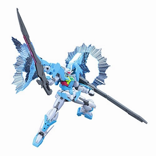 GN-0000DVR/S Gundam 00 Sky (Higher Than Sky Phase version) - 1/144 scale - Gundam Build Divers - Bandai Hallway Display Asian Art
