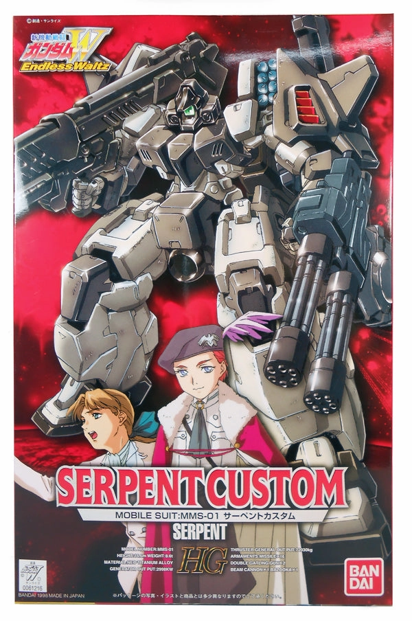 Casual Fan Gundam 1/100 HG Wing #7 Endless Waltz Serpent Custom Model Kit