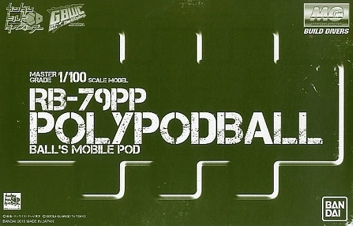 Indie Game Gundam 1/100 MG Build Divers GBWC RB-79PP Polypodball Model Kit Exclusive