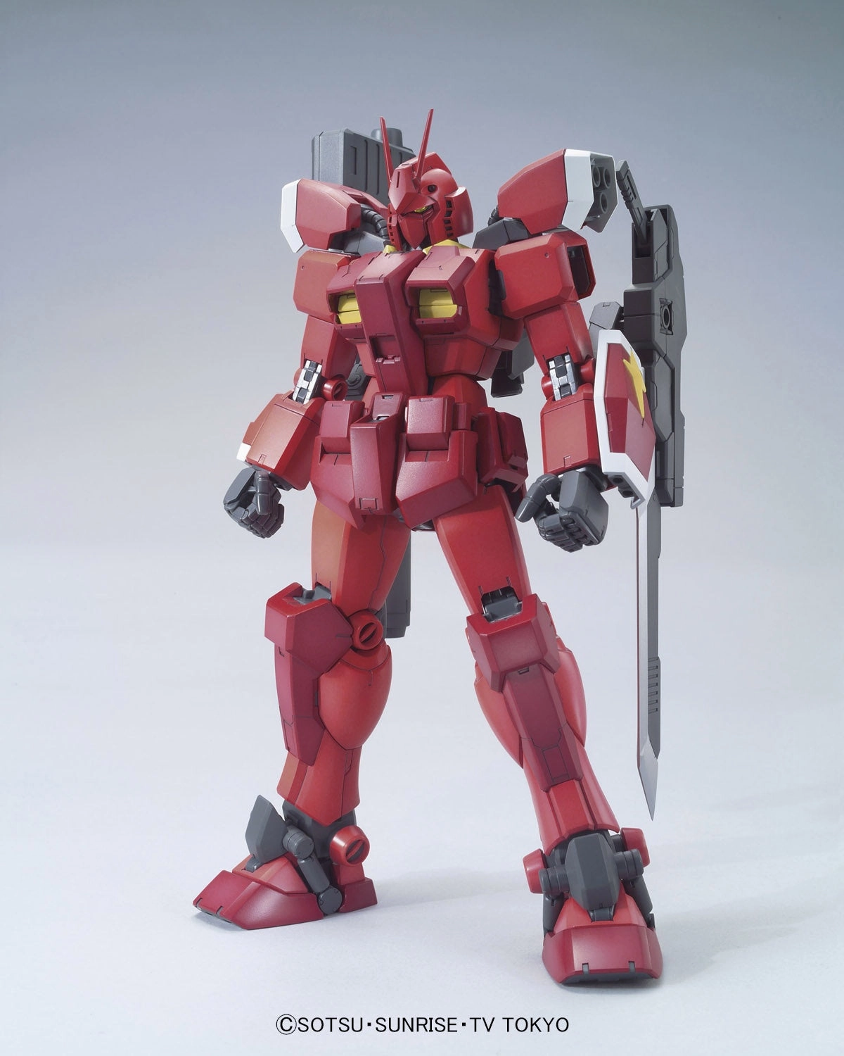 Ancient God Artistic Sculpture Gundam 1/100 MG Build Fighters Try PF-78-3A Gundam Amazing Red Warrior Model Kit