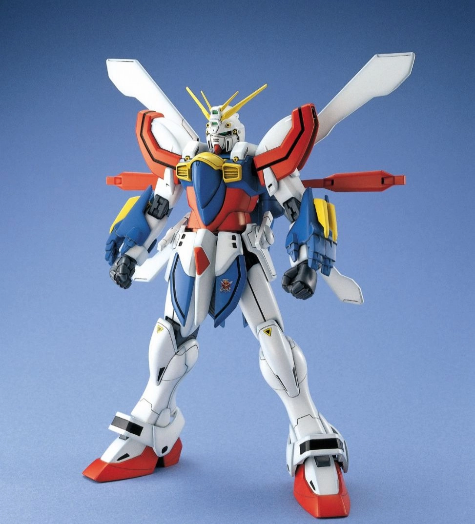 Porcelain Doll Vintage Figure Gundam 1/100 MG G-Gundam GF13-0317NJII God Burning Gundam Neo Japan Model Kit
