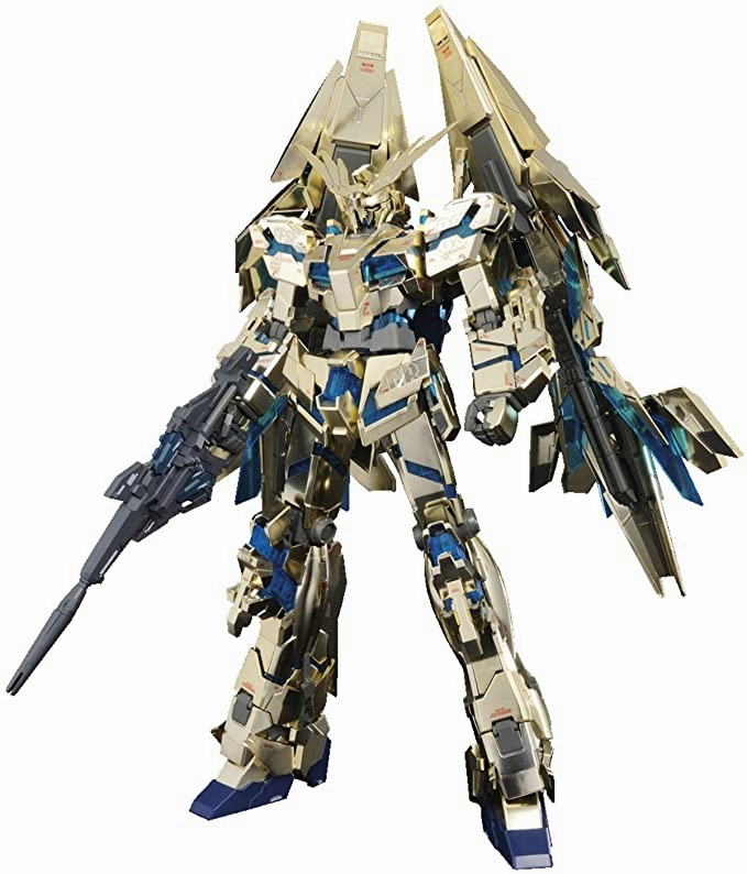 Gundam 1/100 MG RX-0 Unicorn Gundam 03 Phenex Model Kit Bronze Cast Chibi Toy