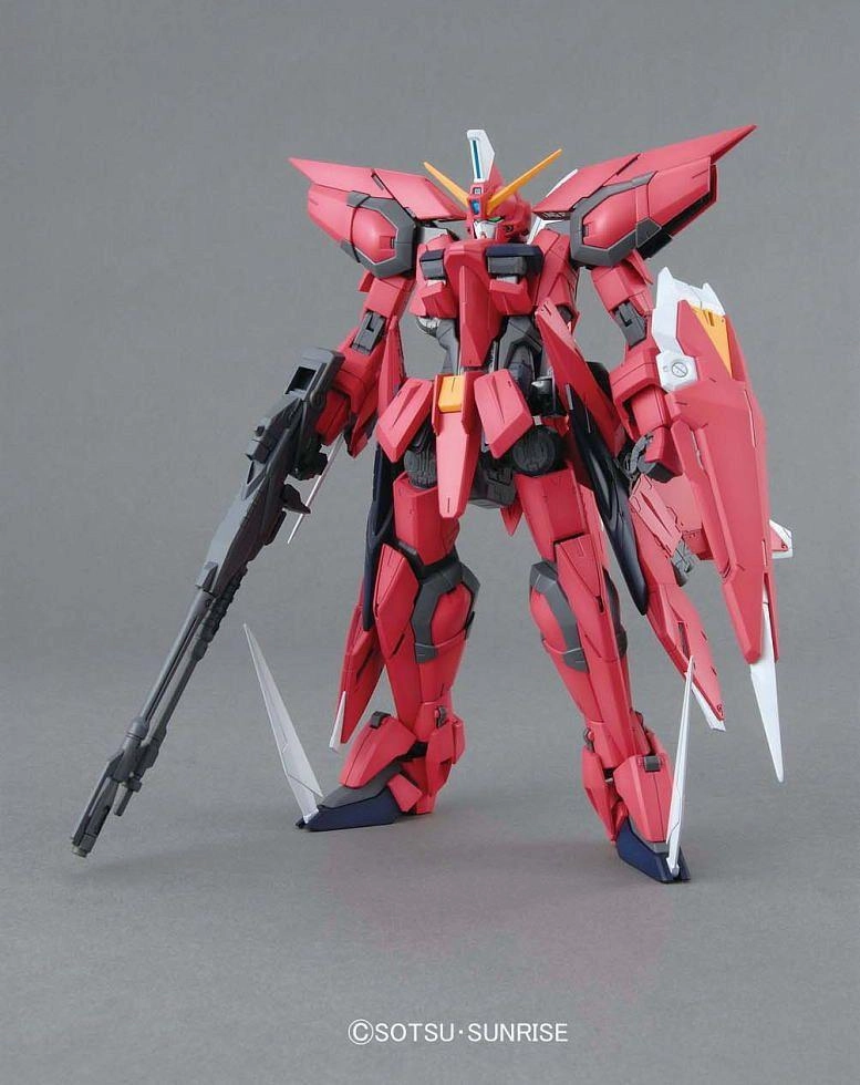 Roman Figure Plastic Model Gundam 1/100 MG Seed GAT-X303 Aegis Gundam Model Kit