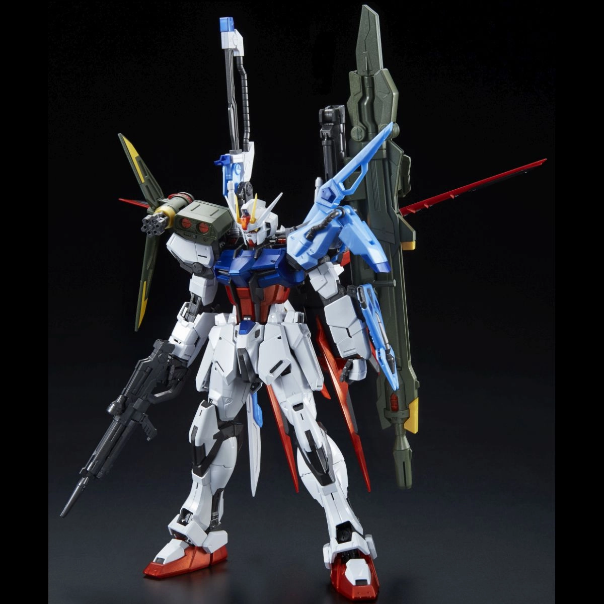Gundam 1/100 MG Seed Perfect Strike Gundam Special Coating Ver. Model Kit Exclusive Surrealist Art