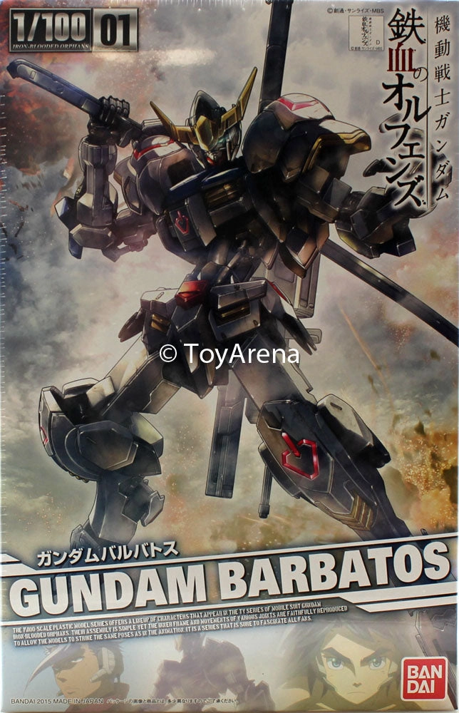 Gundam 1/100 NG #01 Gundam Barbatos Iron-Blooded Orphans Model Kit Twitch Channel Ancient Sculpture