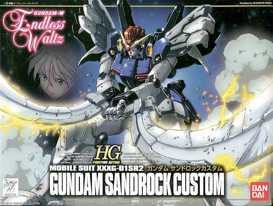Pop Icon Gundam 1/144 HG EW-07 XXXG-01SR2 Sandrock Custom Wing Endless Waltz Model Kit