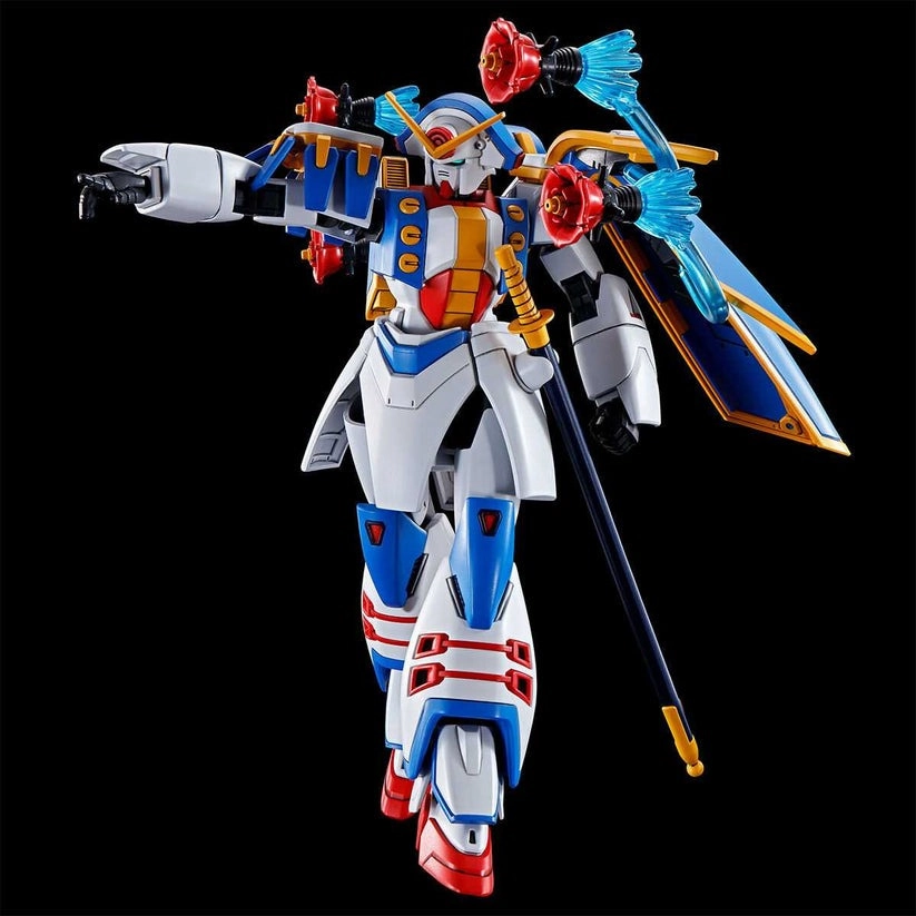 Designer Art Chrome Plated Gundam 1/144 HG G Gundam GF13-009NF Gundam Rose Model Kit Exclusive