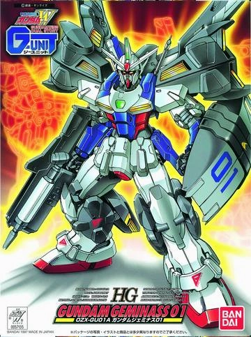 Posable Hero Gundam 1/144 HG G Unit #01 Gundam Wing Dual Story Gundam Geminass 01 Model Kit