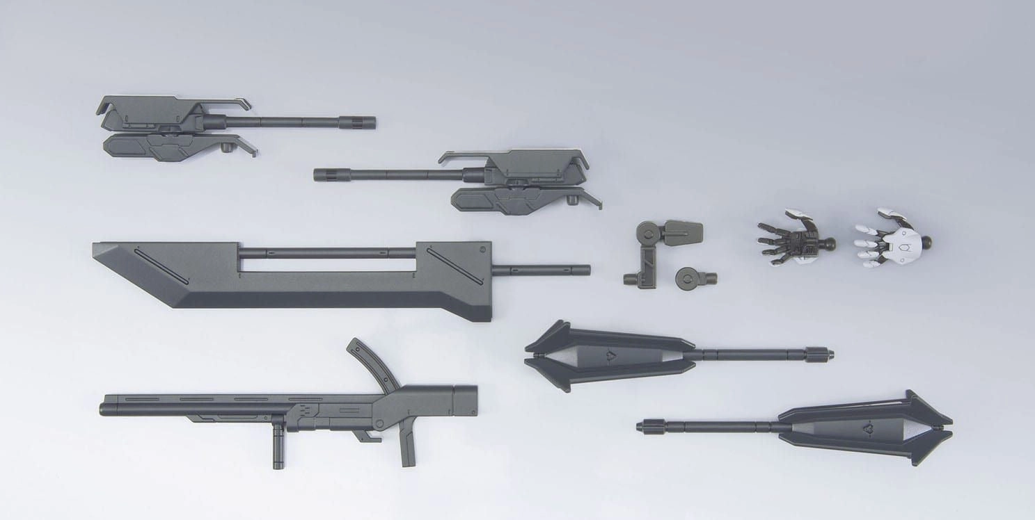 Gundam 1/144 HG IBA Customize Parts MS Option Set 5 and Tekkadan Mobile Worker Iron-Blooded Orphans Model Kit Assembly Required