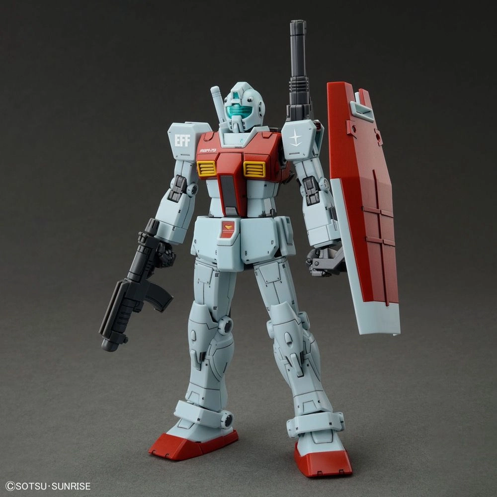 Action Model Gundam 1/144 HG The Origin RGM-79 GM (Shoulder Cannon / Missile Pod) Model Kit