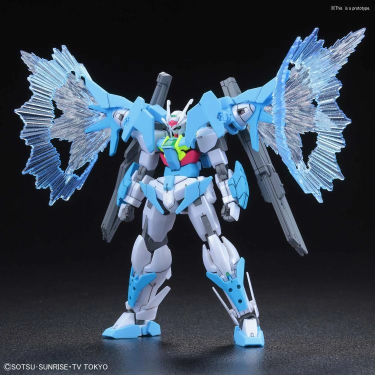 Gundam 1/144 HGBD #014-SP GN-0000DVR/S Gundam 00 Sky (Higher Than Sky Phase) Model Kit Amphibian Statue Asian Zen