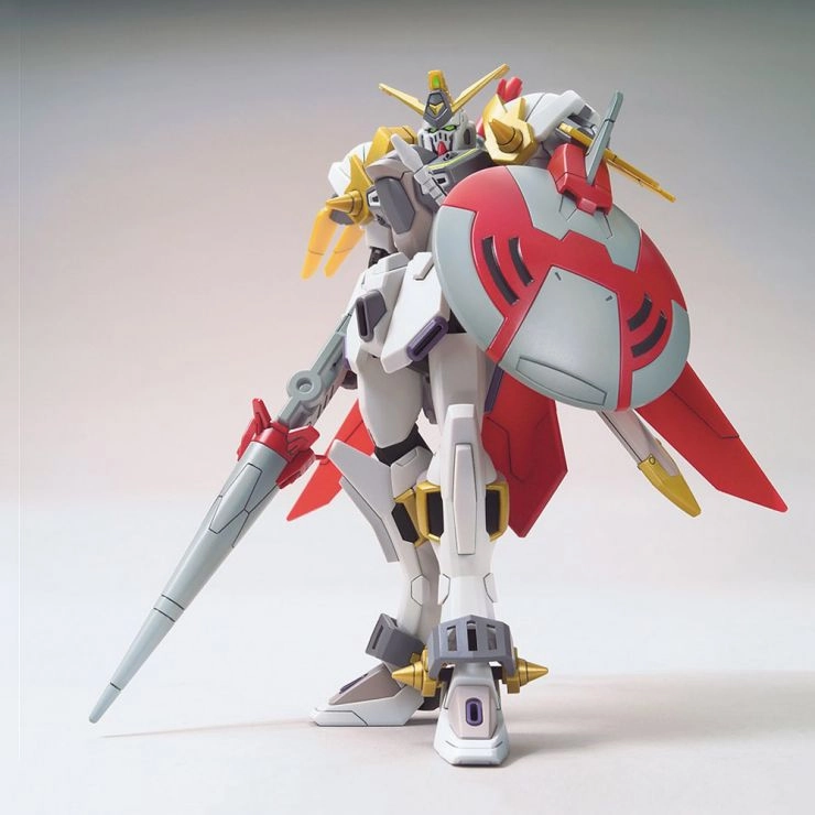 Ancient God Articulated Statue Gundam 1/144 HGBD:R #004 ZGMF-X19AK Gundam Justice Knight Model Kit