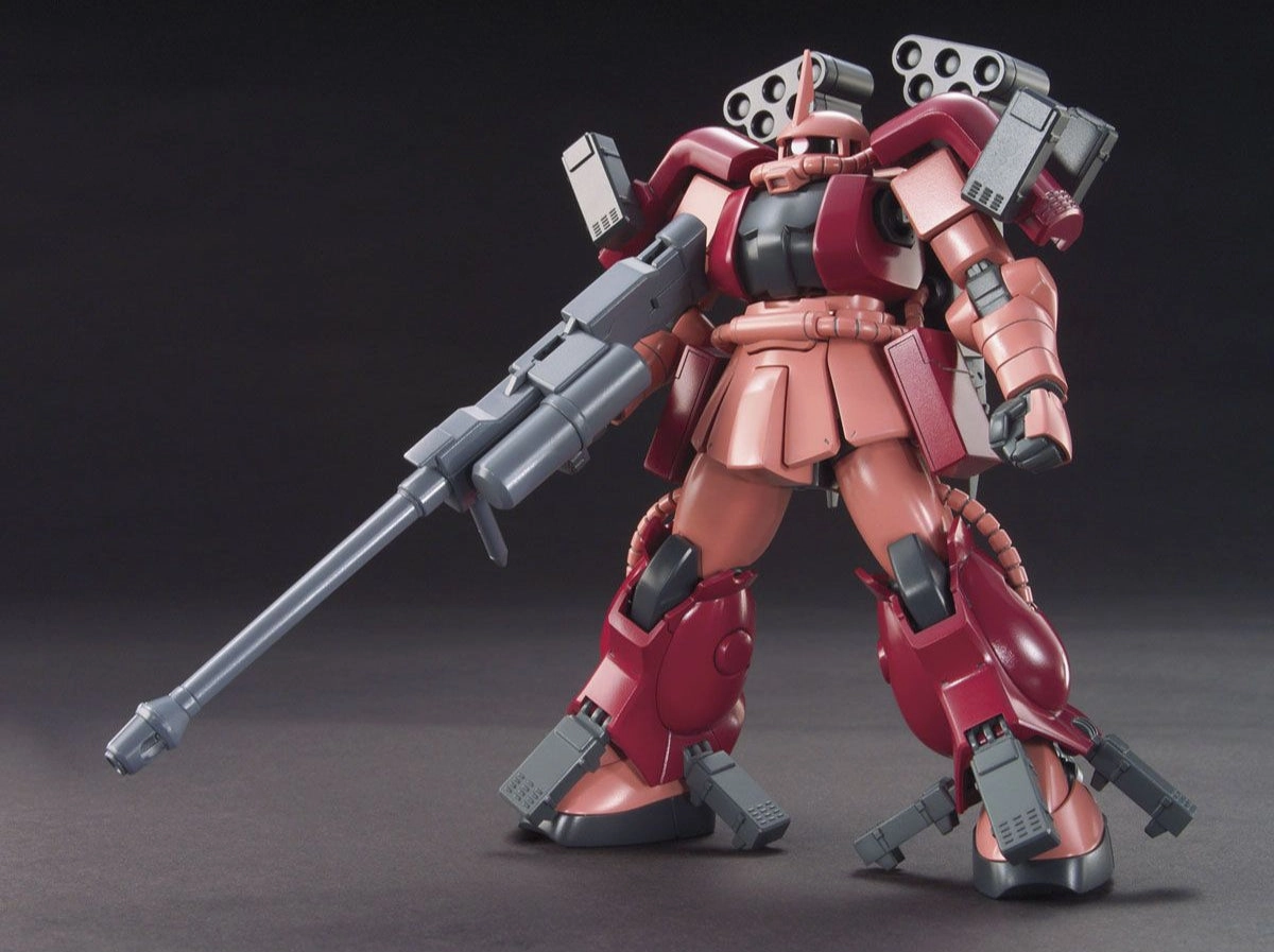 Art Toy Digital Sculpt Gundam 1/144 HGBF #002 MS-06R-AB Zaku Amazing Model Kit