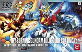 Display Item Gundam 1/144 HGBF Burning Gundam Sekai Kamiki Full Color Coating Ver. Build Fighters Try Exclusive Model Kit