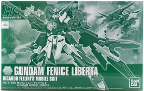 Minimalist Home 3D printed Gundam 1/144 HGBF Gundam Build Fighters Gundam Fenice Liberta Ricardo Fellini's Mobile Suit Model Kit Exclusive