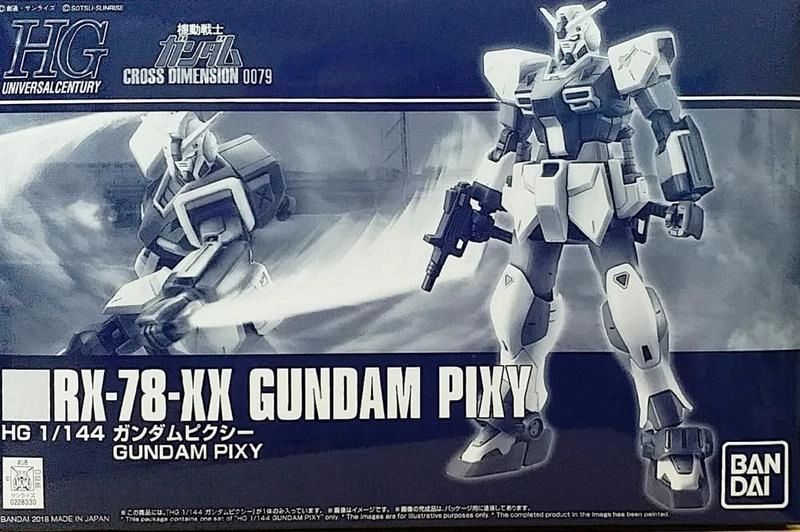 PVC Figure Sentimental Value Gundam 1/144 HGUC 0079 Cross Dimension 0079 RX-78-XX Gundam Pixy Model Kit Exclusive