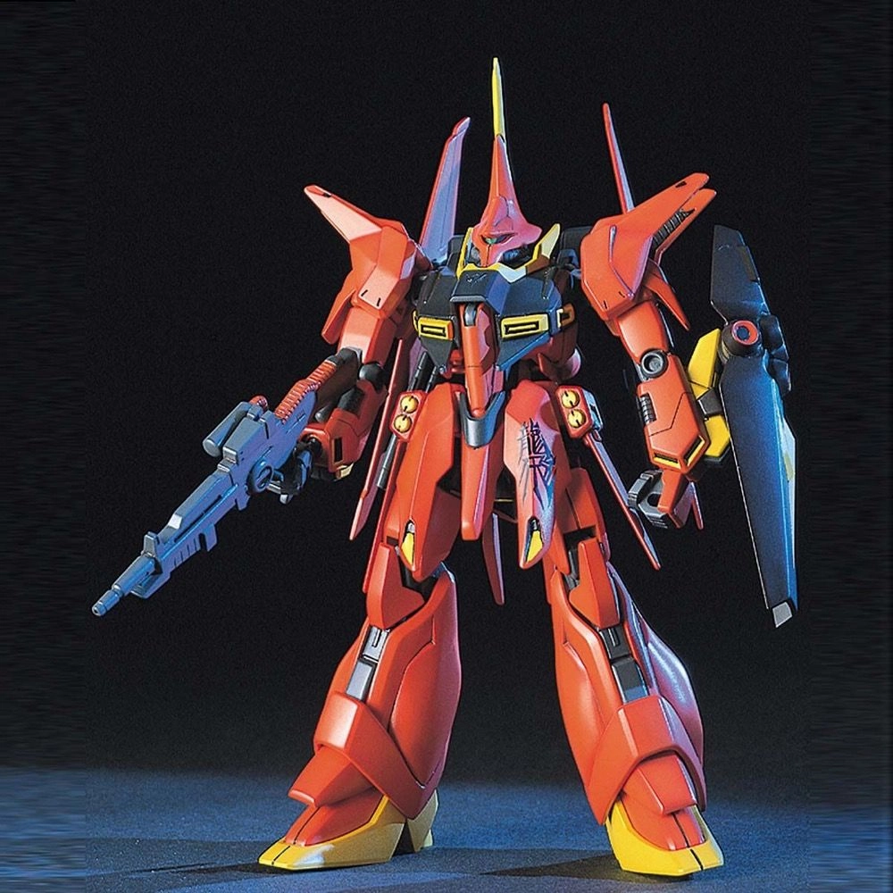 Architectural Model Gundam 1/144 HGUC #015 Gundam ZZ AMX-107 Bawoo Model Kit