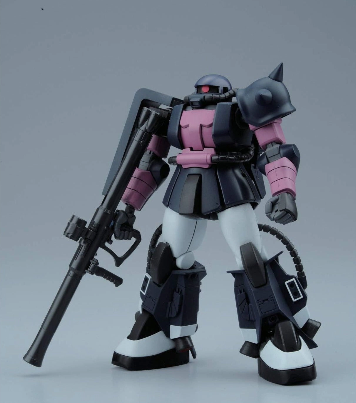 PVC Figure Brand Collaboration Gundam 1/144 HGUC #151 MSV MS-06R-1A Zaku II (Black Tri-Stars Custom) Model Kit