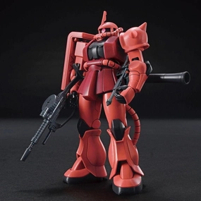 Gundam 1/144 HGUC #234 Gundam 0079 MS-06S Char's Zaku II (Revive Ver.) Model Kit Artistic Sculpture