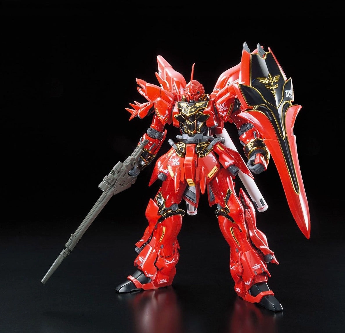 Gundam 1/144 RG #22 Unicorn MSN-06S Sinanju Model Kit Detailed Statue