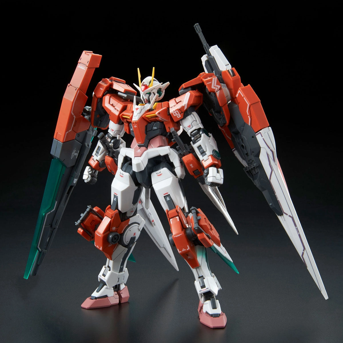 Architectural Model Animal Statue Gundam 1/144 RG Gundam 00 GN-0000GNHW/G 00 Gundam Seven Sword/G Inspection Model Kit Exclusive