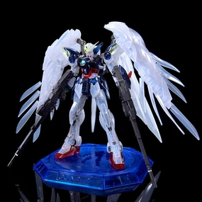 Gundam 1/144 RG Wing Gundam Zero EW Clear Color The Gundam Base Limited Model Kit Exclusive Detailed Sculpture Creative Display