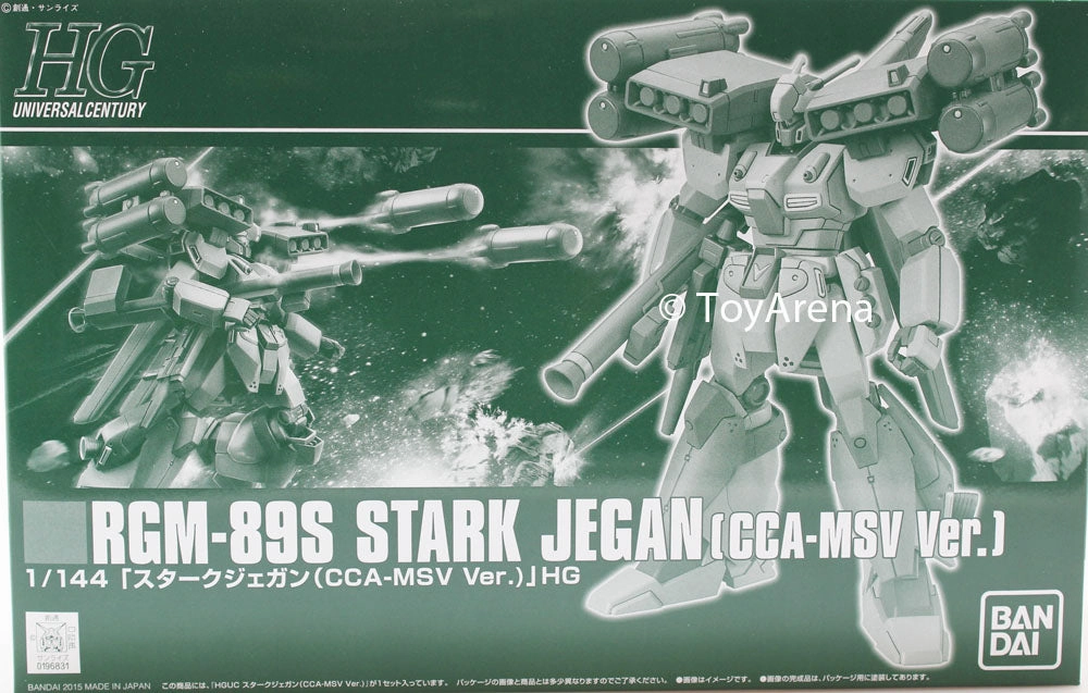 Display Model Battle Replica Gundam 1/144 RGM-89S Stark Jegan (CCA-MSV Ver.) Model Kit Bandai Exclusive