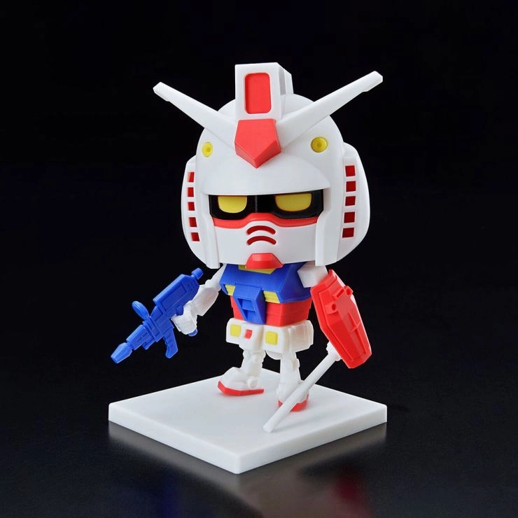 Wood Carving Gundam 1/1 Gunpla-Kun DX Set (With Runner Ver. Recreation Parts) Model Kit