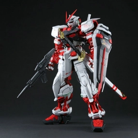 Shelf Display Tropical theme Gundam 1/60 PG Seed Astray MBF-P02 Astray Red Frame Model Kit
