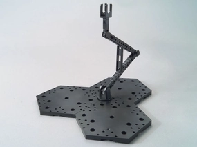 Trending Now Comic Adaptation Gundam Action Base 4 Black Stand Model Kit