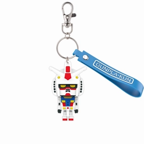 Fantasy Model Gundam Gunpla-kun 3D Rubber Mascot Keychain