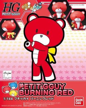 Apartment Living Gundam HGPG Petit'Gguy #01 Petit'Gguy Burning Red Build Fighters Bear Guy Model Kit