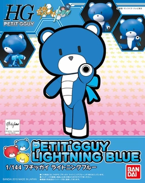 Passed Down Gundam HGPG Petit'Gguy #02 Petit'Gguy Lightning Blue Build Fighters Bear Guy Model Kit