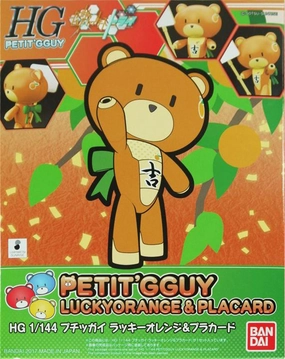 Gundam HGPG Petit'Gguy Lucky Orange & Placard Bear Guy Model Kit Exclusive Display Item