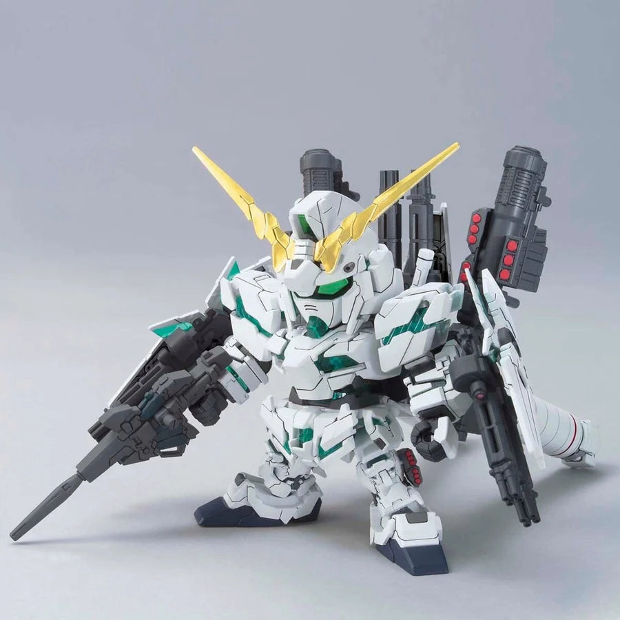 Shareable Content Gundam SD BB #390 RX-0 Full Armor Unicorn Gundam BB Model Kit