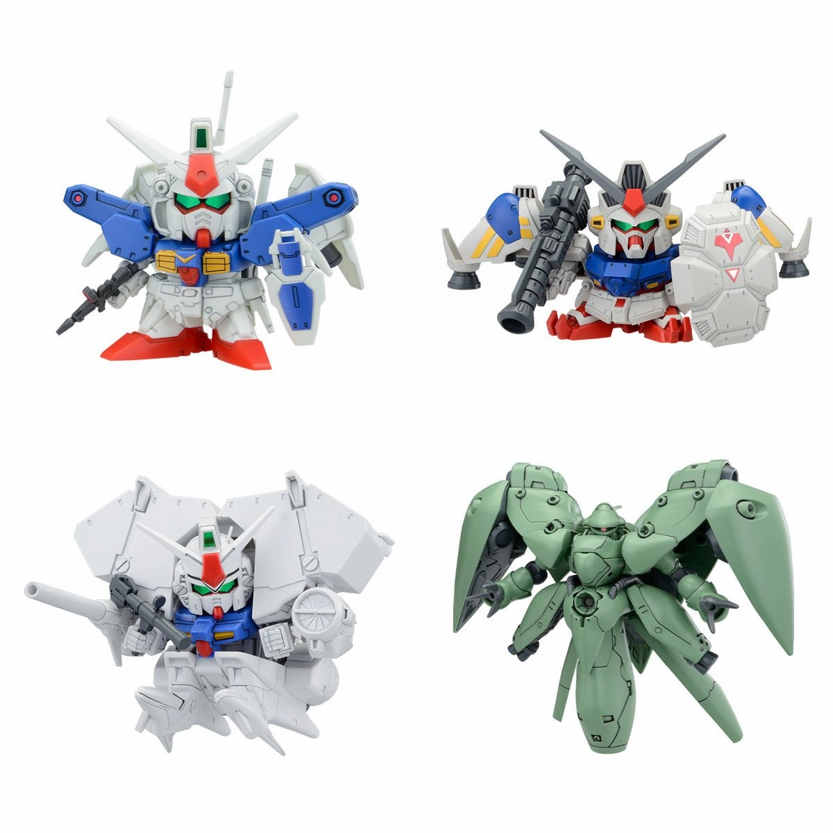 Viking Statue Gundam SD BB Senshi 0083 Stardust Memory Set of 4 Model Kits