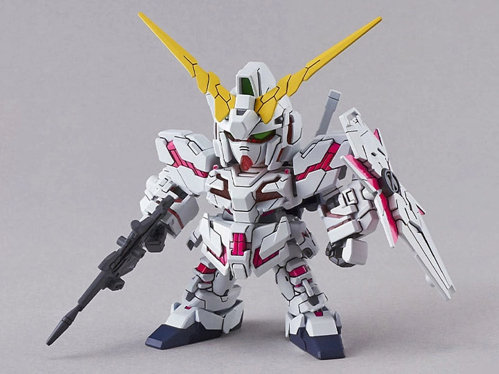 Dragon Statue Pearlescent Shine Gundam SD EX-Standard #005 RX-0 Unicorn Gundam (Destroy Mode) Model Kit