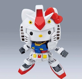 Gundam SD EX-Standard Hello Kitty and RX-78-2 Gundam Set Model Kit Villain Figure Global Phenomenon