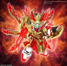 Gundam SDSS #033 Sangoku Soketsuden Yan Huang Zhang Fei God Gundam Model Kit Imaginary Play Biology Model