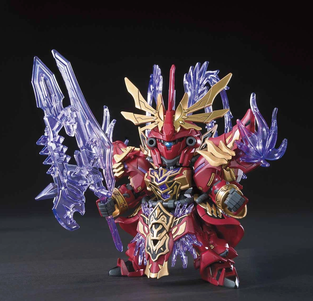 Artistic Sculpture Action Statue Gundam SDSS #08 Sangoku Soketsuden Lyu Bu Sinanju & Chituma (Red Hare) Model Kit