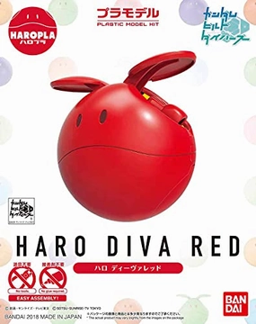 Detailed Sculpture Wholesale Price Haro (Diva Red version) Haropla Gundam Build Divers - Bandai