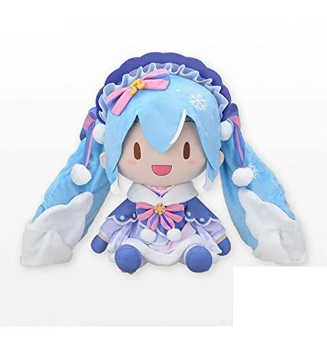 Hatsune Miku Series Snow Miku 2023 Fuwa Petit Dodeka Jumbo Plush Tool Designer Tiny Photo