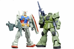 Desktop Figure Enduring Classic MS-06F Zaku II RX-78-2 Gundam - 1/144 scale - Gunpla Starter Set (Vol.1)HGUC Kidou Senshi Gundam - Bandai
