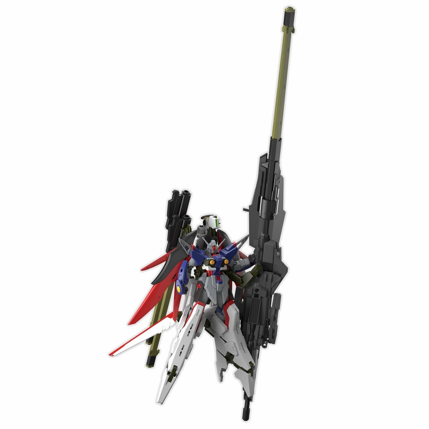 HG 1/144 "Mobile Suit Gundam SEED Freedom" Destiny Gundam Spec II & Zeus Silhouette Pewter Figure Arctic Animal