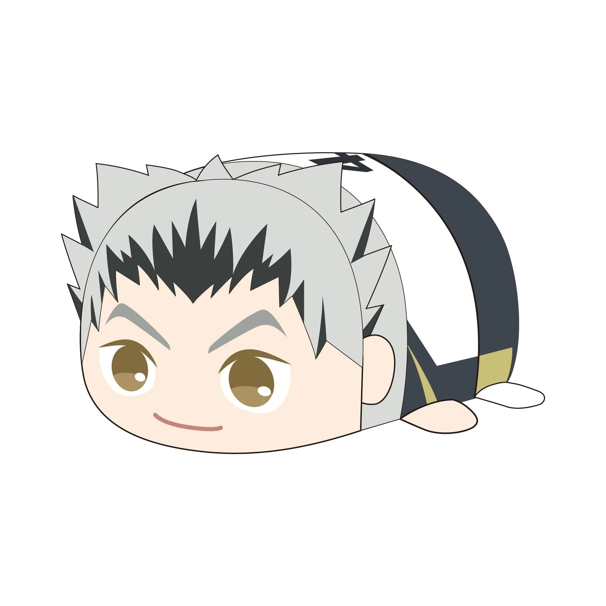 HQ-82 "Haikyu!!" Potekoro Mascot Big 2 E Bokuto Kotaro Mini Crate Sitting Position